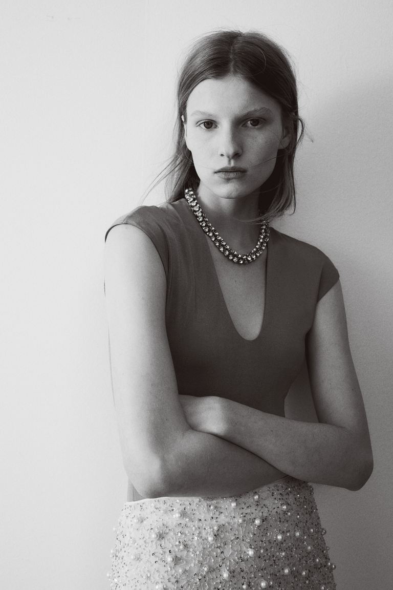 Cap-sleeved Jersey Bodysuit | H&M (US + CA)