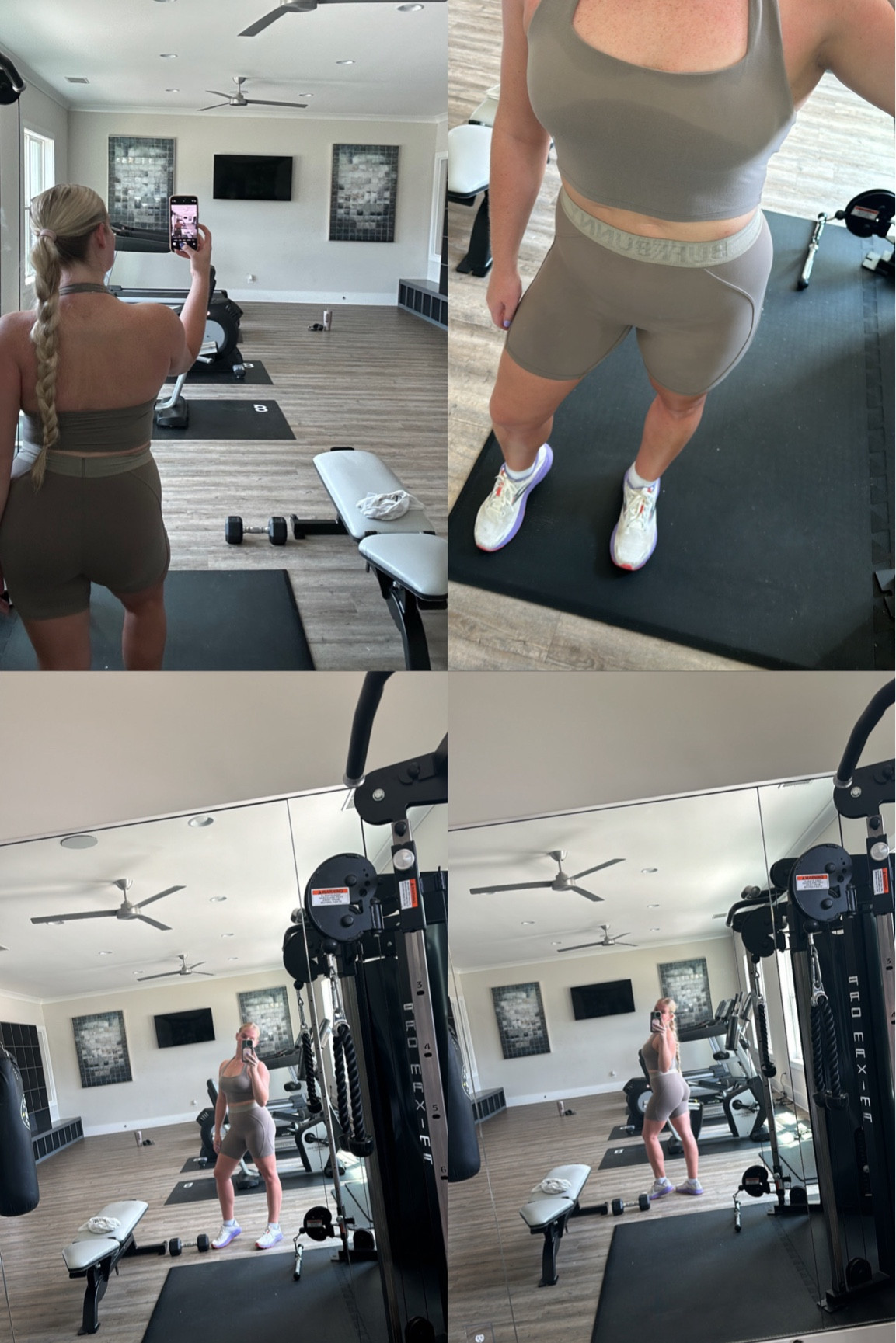 These butteryyyy soft pieces from Buffbunny>>>  both in the color Chai Latte :) the halter top sports bra is so unique & pretty for a lil open back moment👀 save some $$ sitewide at Buffbunny with code KAYLEE at checkout🫶🏼

#LTKStyleTip #LTKActive #LTKFitness