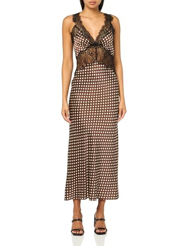 Ronny Kobo Women's Holiday Maxi Dress, Brown Ecru, X-Large | Amazon (US)