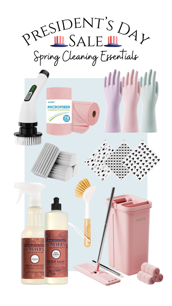 President's Day Sale is in full swing! Gear up for the perfect spring clean with these must-have essentials. From microfiber cloths to power scrubbers, everything you need for a spotless home.  

 #LTKHome #LTKSaleAlert