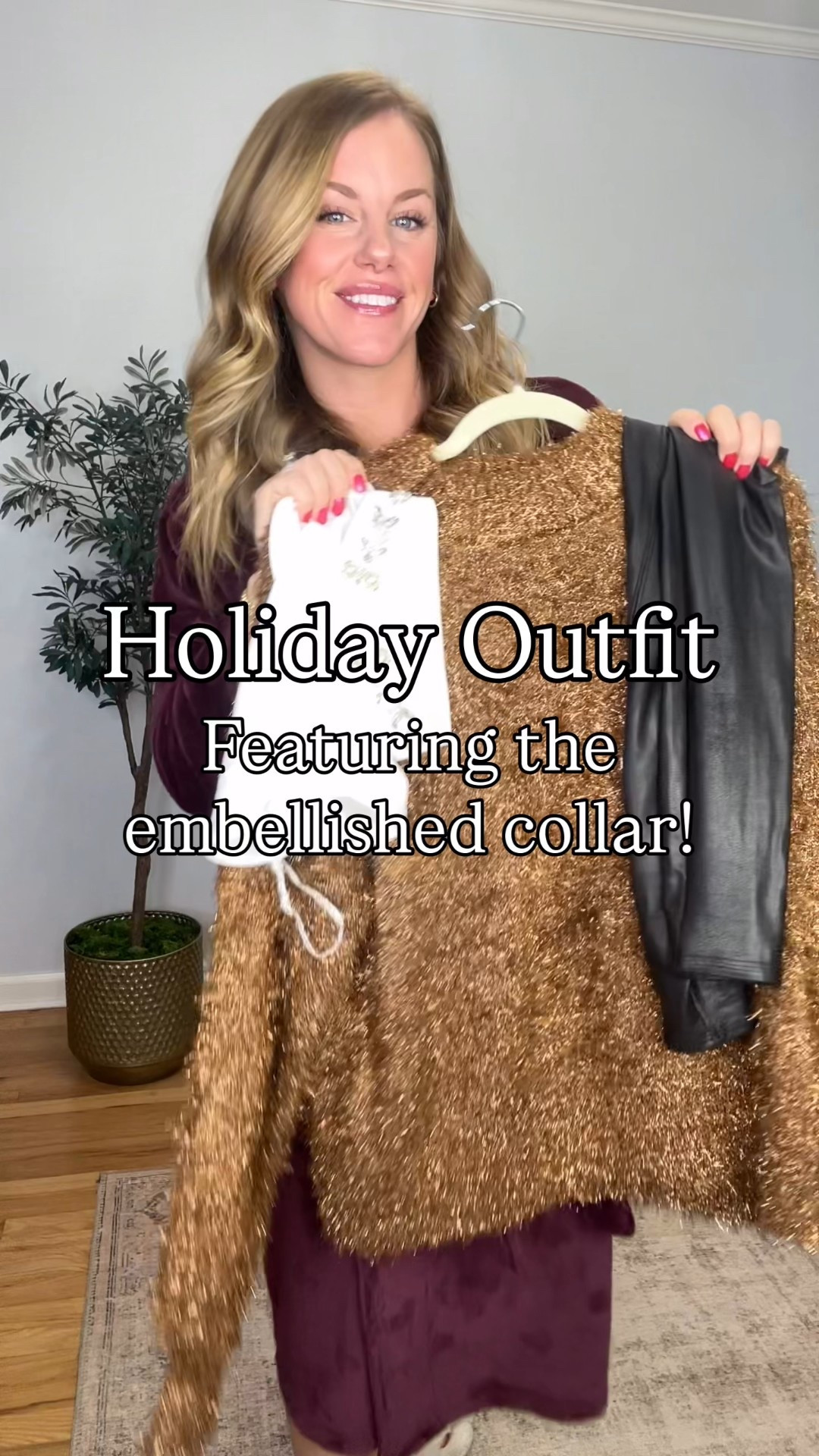 ✨Holiday style made easy✨
This embellished-collar is the versatile piece you can dress up or down all season long. Add it the sweaters or dresses you already have in your closet to give you a little sparkle this holiday season! 



Perfect for holiday parties, family photos, or a festive night out. Classic, chic, and effortless — the kind of piece you reach for over and over. 🎄🤍

holiday outfit ideas, embellished collar top, versatile holiday look, chic holiday style, affordable holiday fashion, mom style inspo, winter outfit ideas

#HolidayOutfit #HolidayStyle #ChicHolidayLook #WinterOutfits #HolidayFashion #VersatileStyle #OutfitInspo #MomStyle #AffordableFashion #StyleReel #HolidayOOTD #WinterStyle

#LTKFindsUnder50 #LTKootd #LTKHoliday