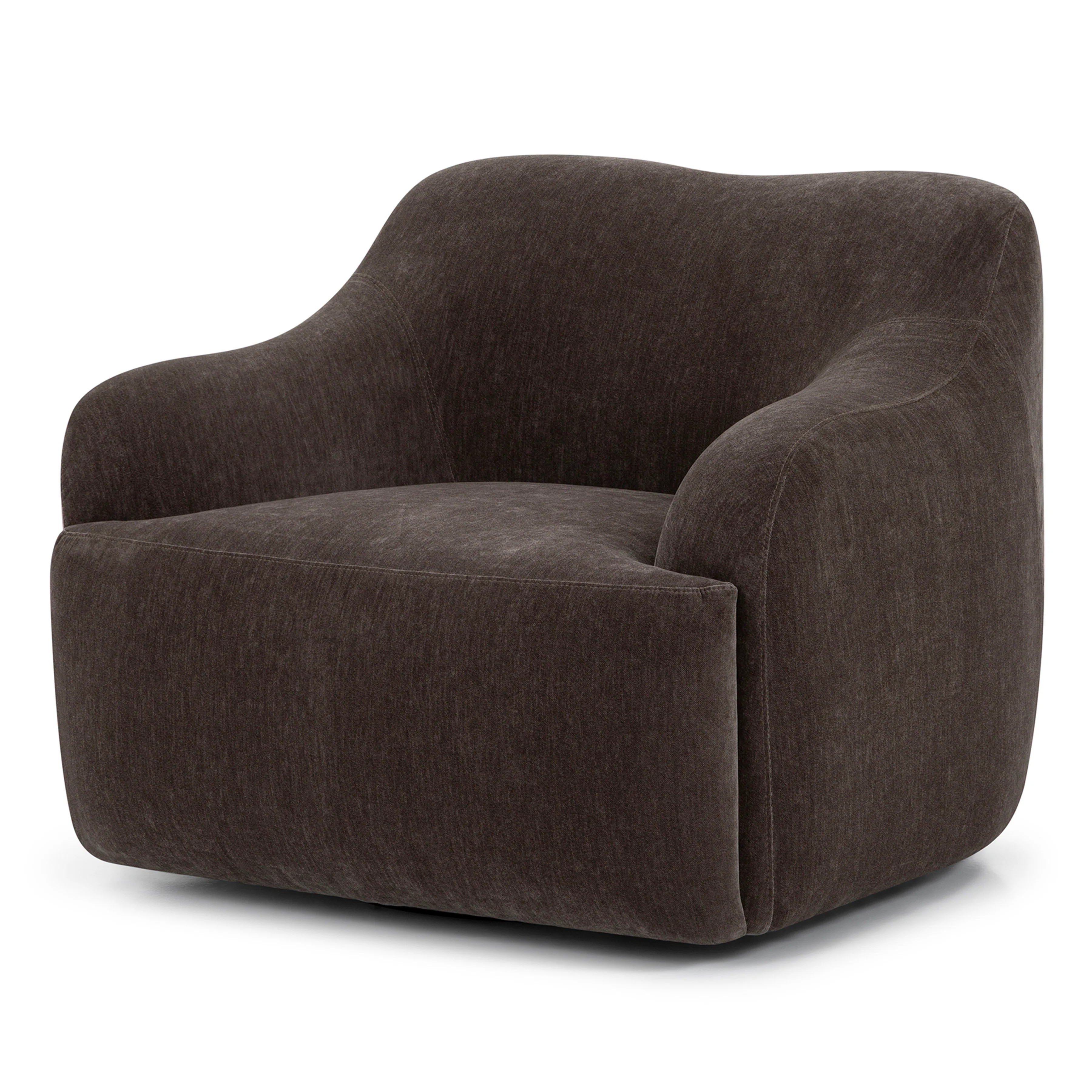 Orla Upholstered Swivel Chair- Chenille | Wayfair North America