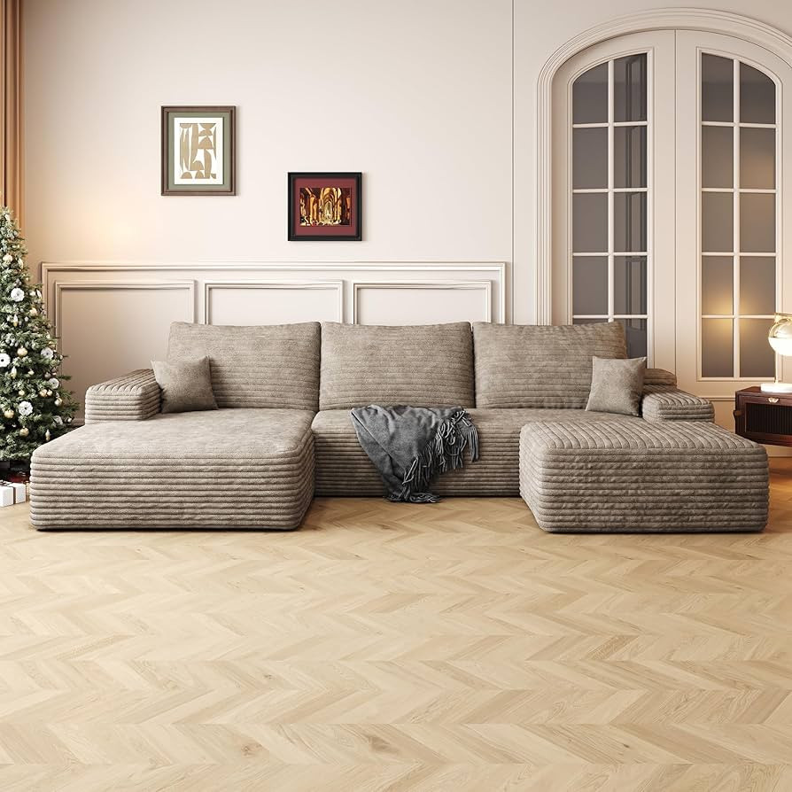 108" Sectional Couches for Living Room Modern Modular Sofa with L-Shape Couchs Upholstered Bonele... | Amazon (US)