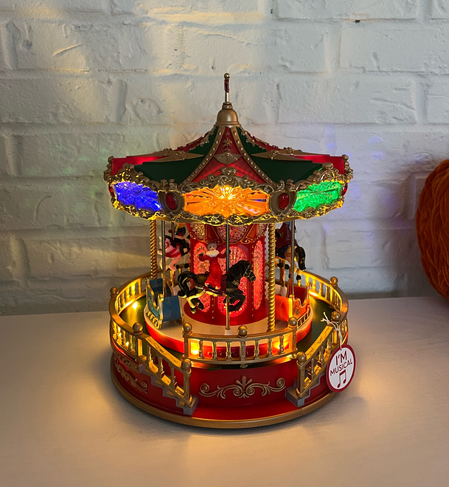 Carousel that spins and plays 9 Christmas tunes

#LTKHoliday #LTKFamily #LTKKids