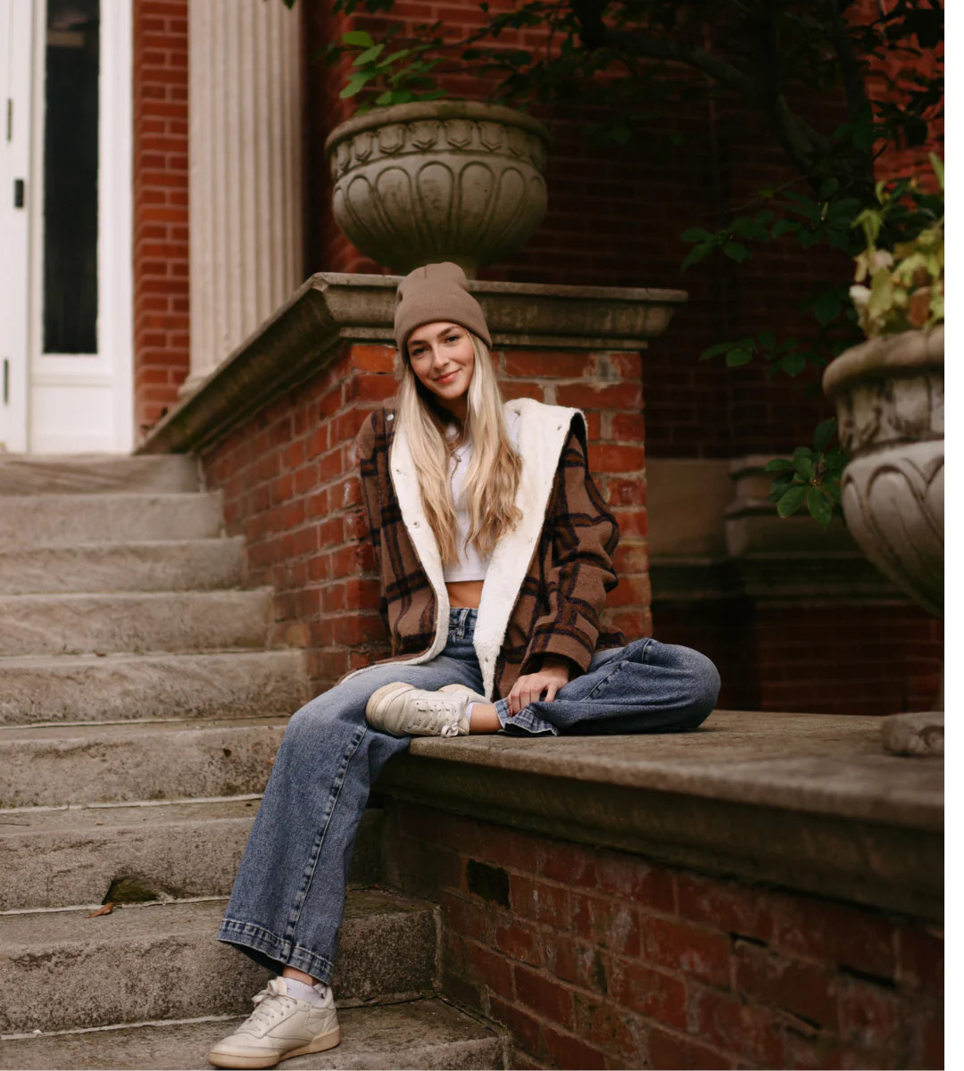 Brown Plaid Shacket | Hill x Sarah