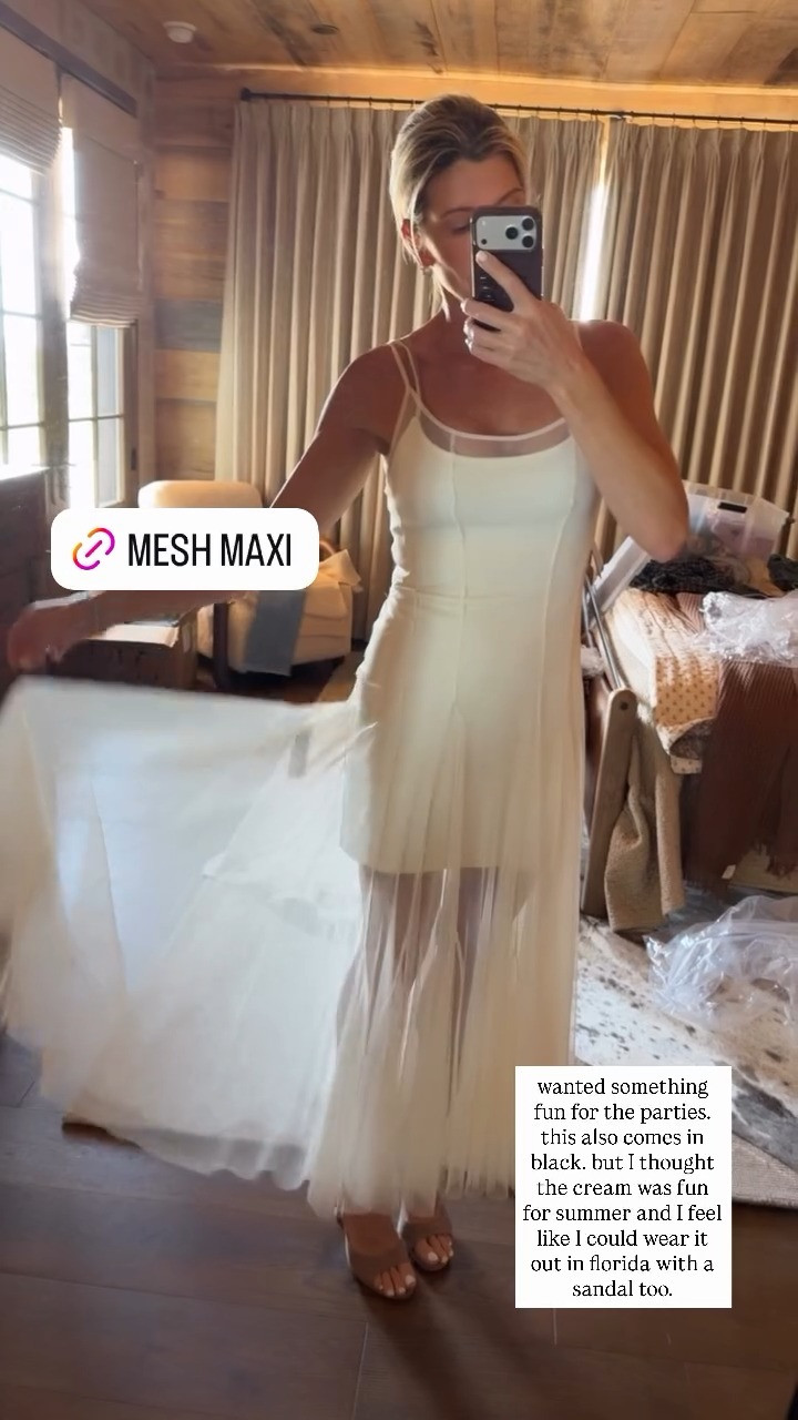 This AllSaints mesh maxi is on sale and such a chic pick for late-summer parties, vacation dinners, or a wedding guest look. Linking similar styles too.🤍

AllSaints sale
mesh maxi dress
summer event dress
vacation dinner outfit
wedding guest dress
cream dress
sale finds
elevated summer style

#LTKgrwm #LTKootd #LTKSeasonal