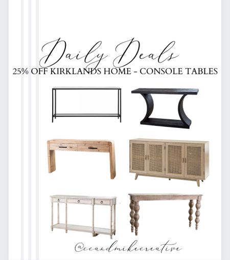 CONSOLE TABLE ROUND UP - some of these are on sale for only $400 and I love them all! #consoles #consoletables #design

#LTKsalealert #LTKstyletip #LTKhome