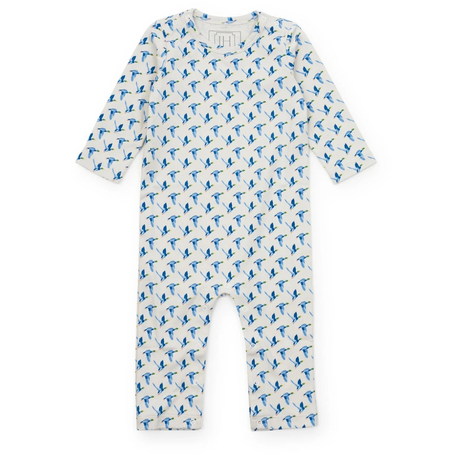 Lila and Hayes THOMPSON ROMPER - MALLARD DUCKS | Persnickety