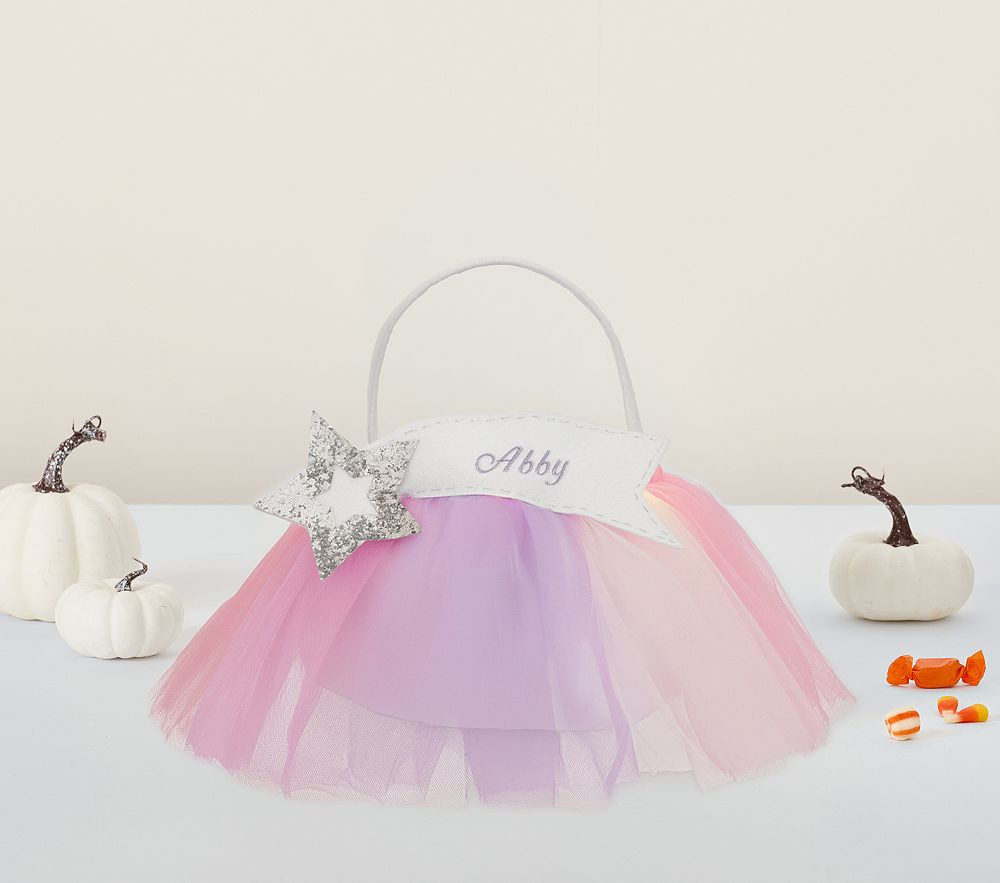 Light-Up Shooting Star Tulle Halloween Treat Bag | Pottery Barn Kids