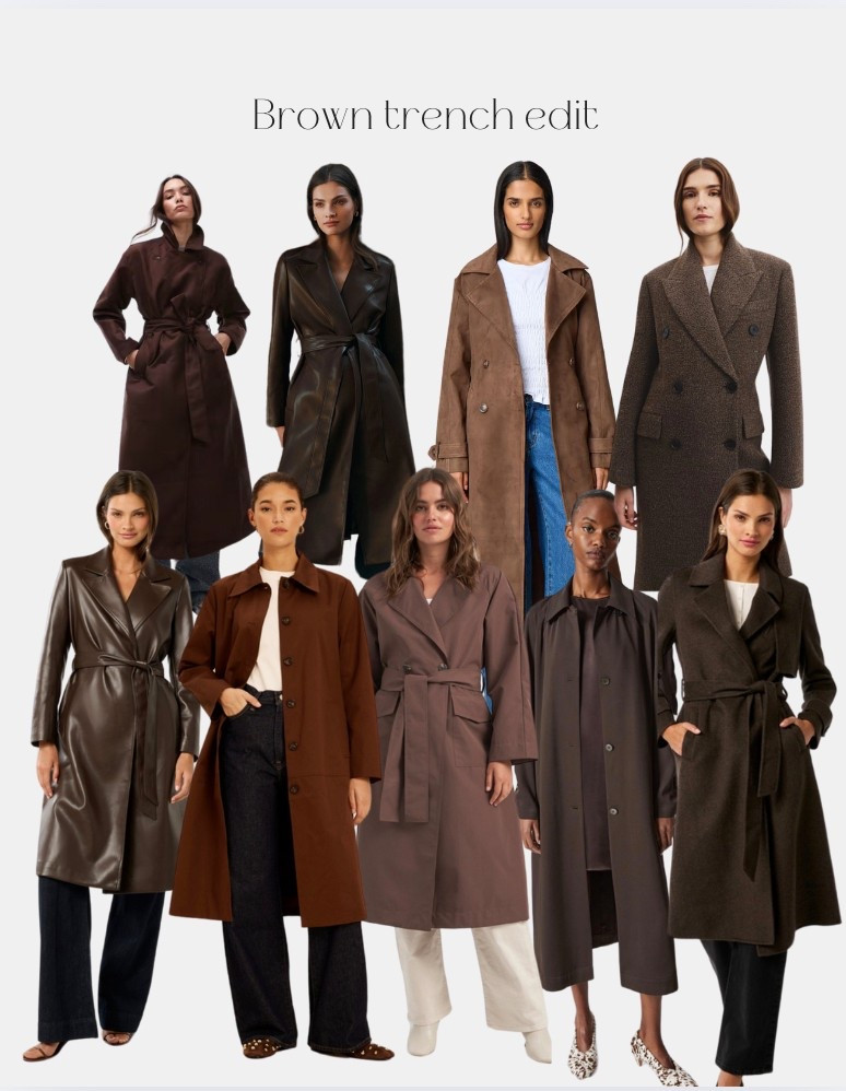 Chocolate brown trench edit! shop the looks below 👇 

#LTKaustralia #LTKstyletip #LTKautumn