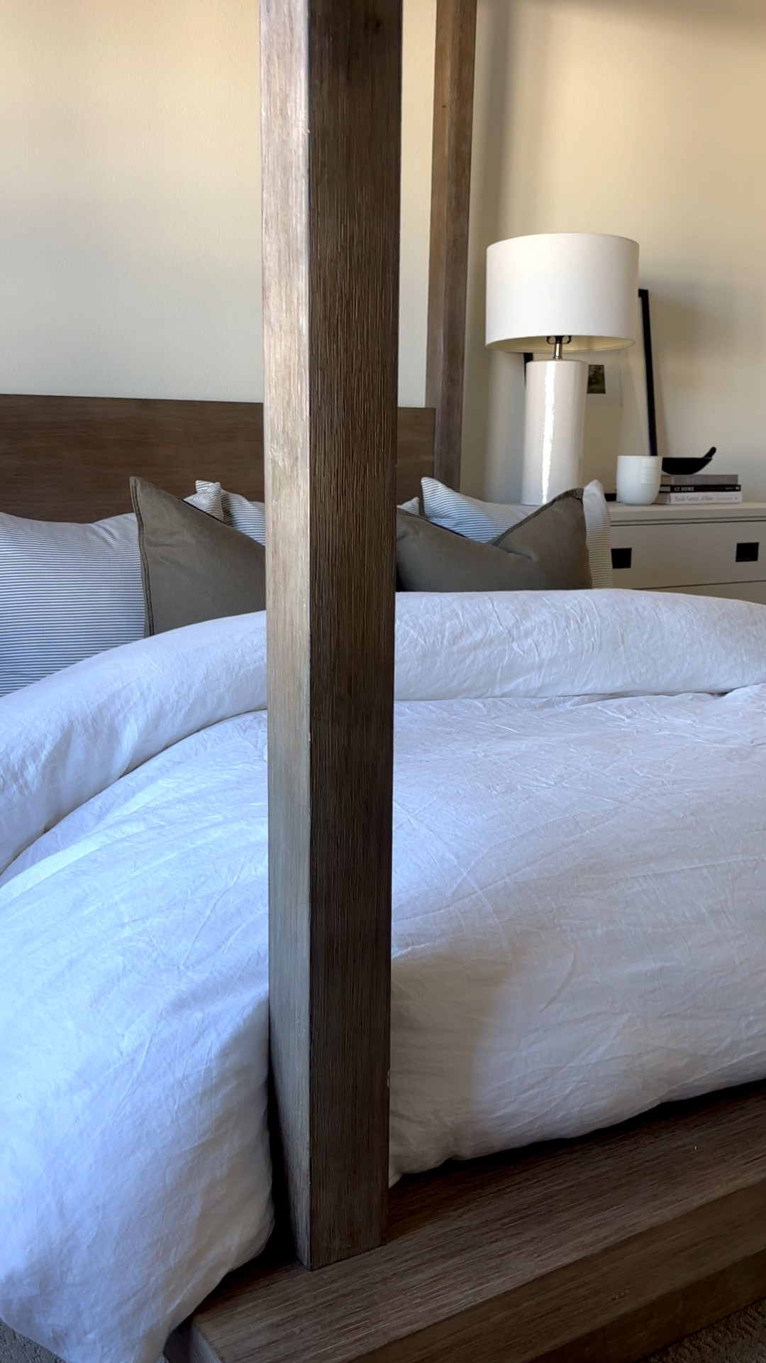 The secret to my bedding is always filling it with 2 duvets! 

The striped pillows are from living spaces. Only available in store. 

#LTKHoliday #LTKHome #LTKStyleTip