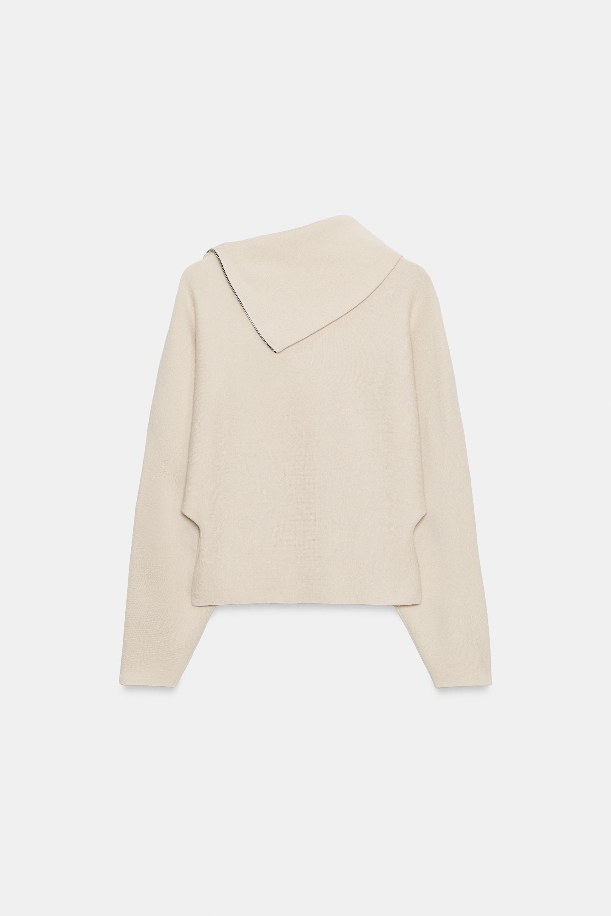 SIDE-ZIP KNIT JUMPER | Zara US