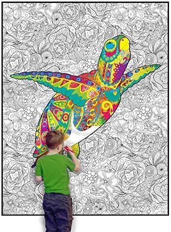 Debbie Lynn – The original jumbo coloring poster. Huge 48” x 63” format, the biggest on the... | Amazon (US)