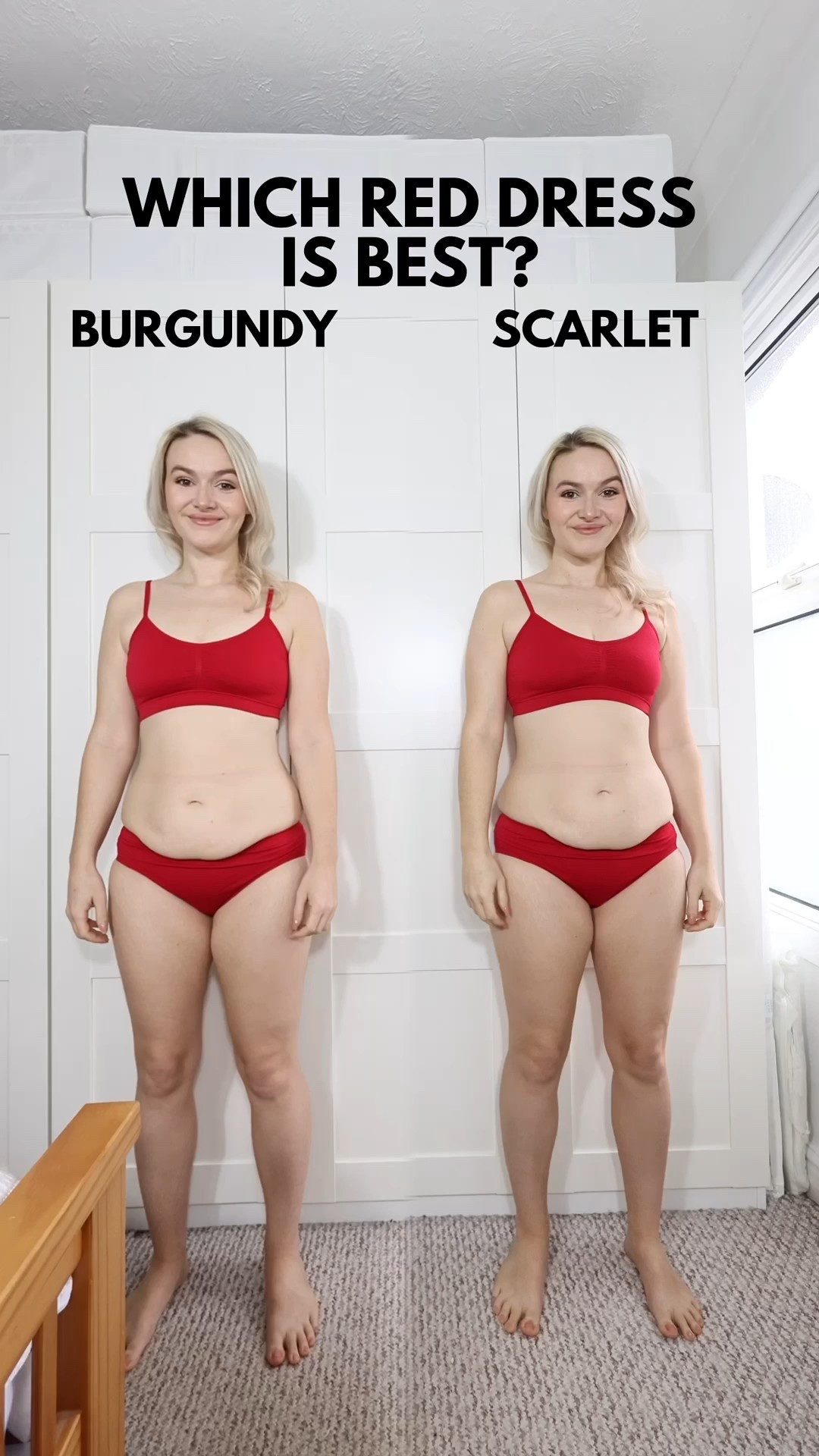 Both dresses on sale whatttttt!!!