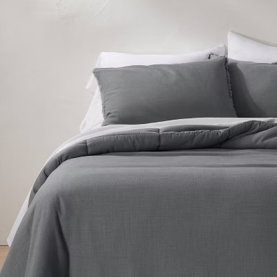 Heavyweight Linen Blend Comforter & Sham Set - Casaluna™ | Target