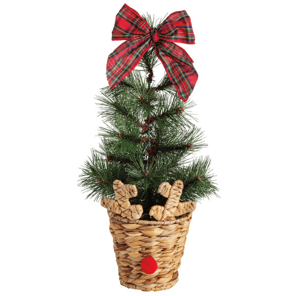 Large Reindeer Pot Mini Tree | Mud Pie
