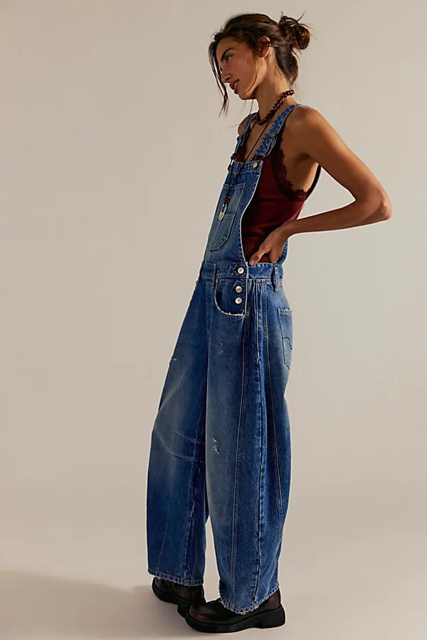 We The Free Good Luck Barrel Overalls | Free People (Global - UK&FR Excluded)
