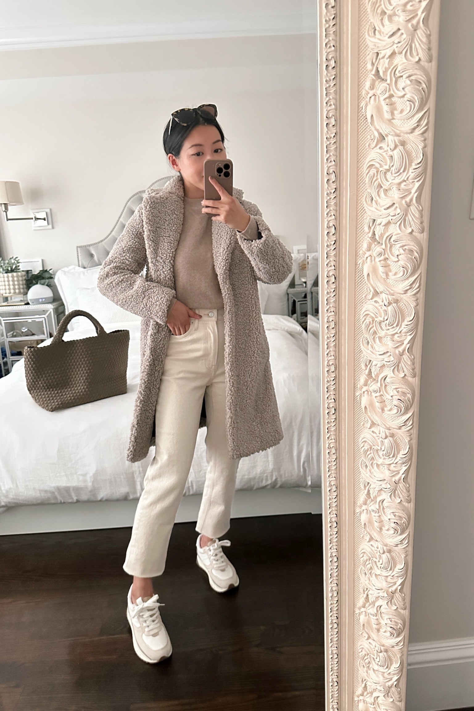 Petite teddy sherpa lady coat curated on LTK