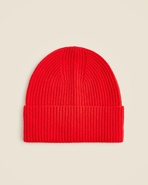 Ribbed cashmere beanie | J. Crew US
