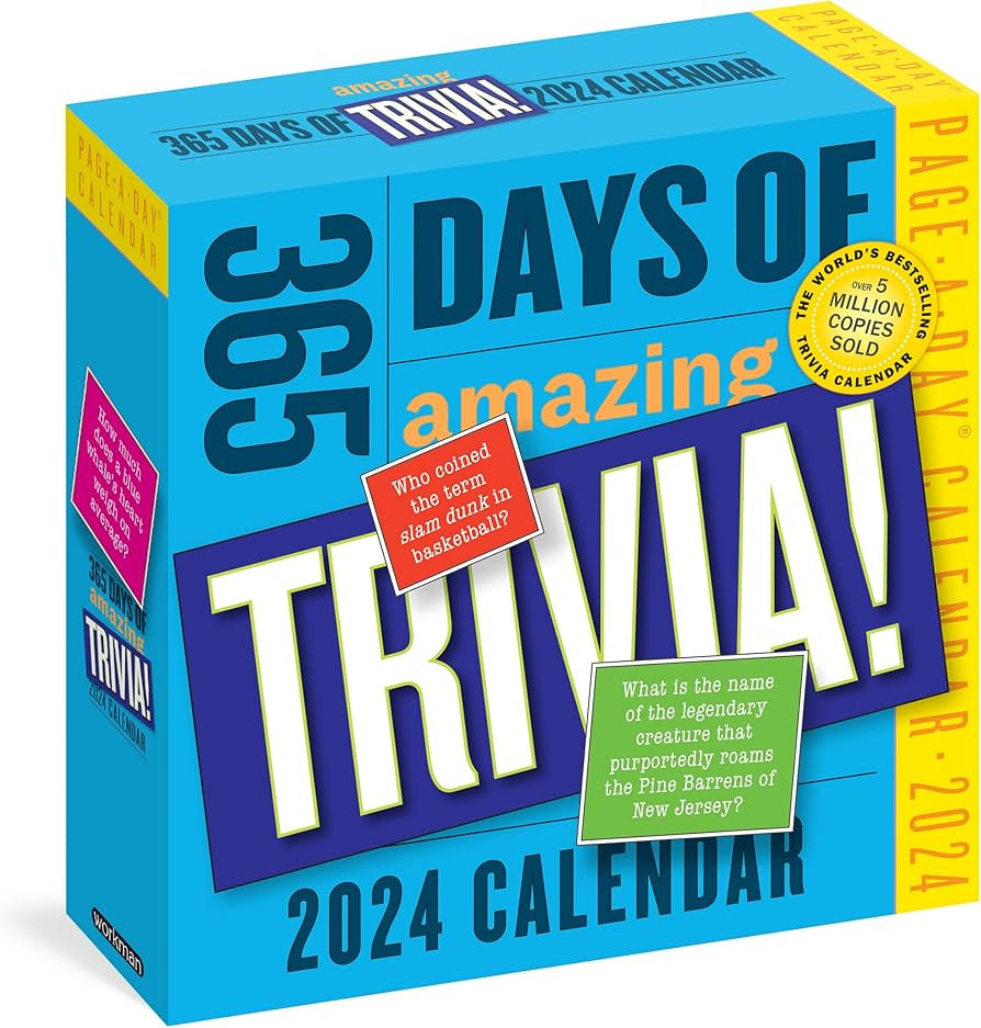 365 Days of Amazing Trivia! Page-A-Day Calendar 2024: The World's Bestselling Trivia Calendar | Amazon (US)