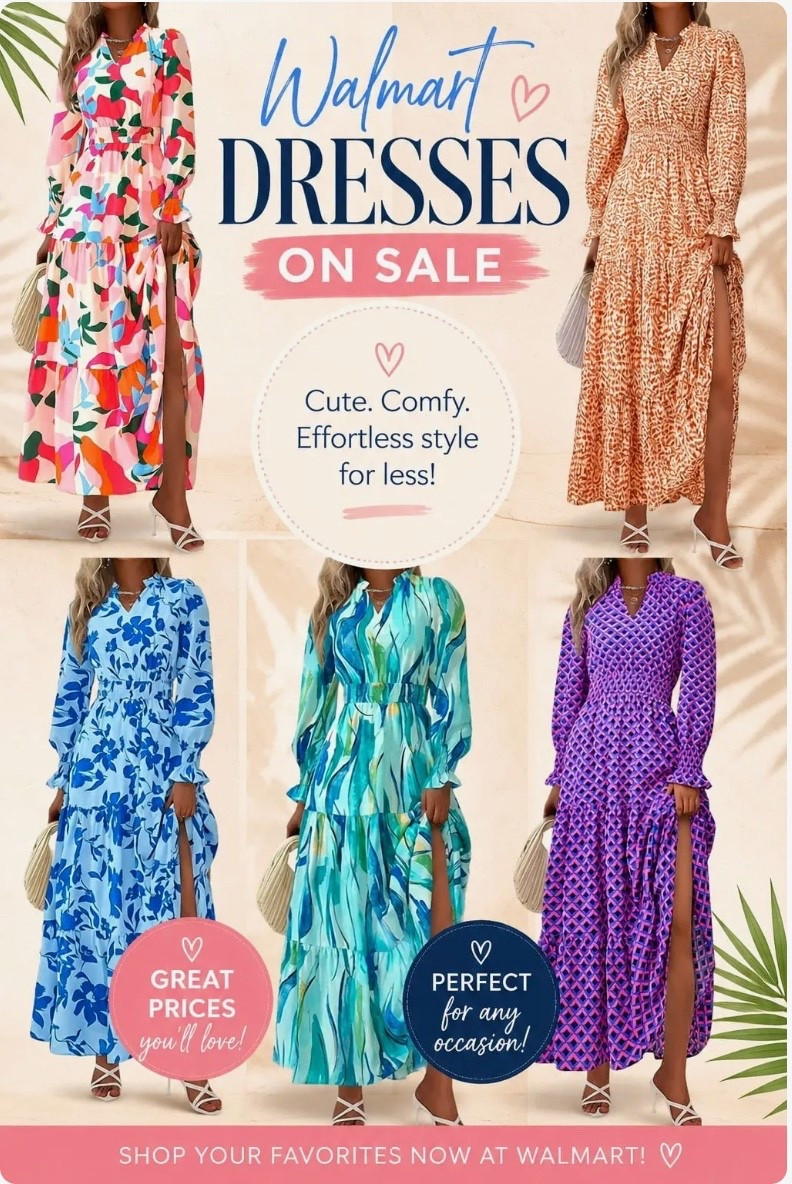These dresses are stunning!! And they are on Sale! #walmart #summerdresses

#LTKmomlife #LTKOver40 #LTKSeasonal