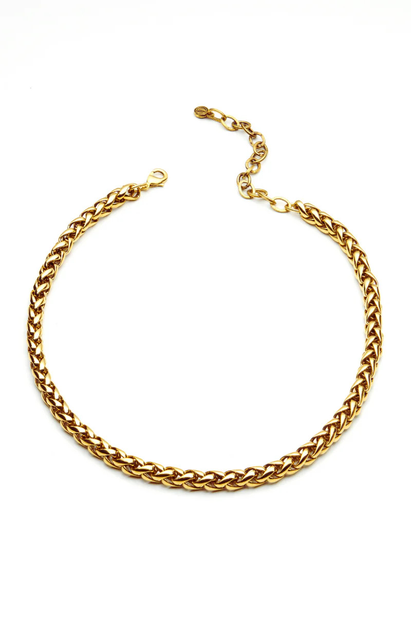 DYLANLEX Chain Necklace | 18k Gold Plated | Layerable | Vintage Style | Handmade in NY | DYLANLEX