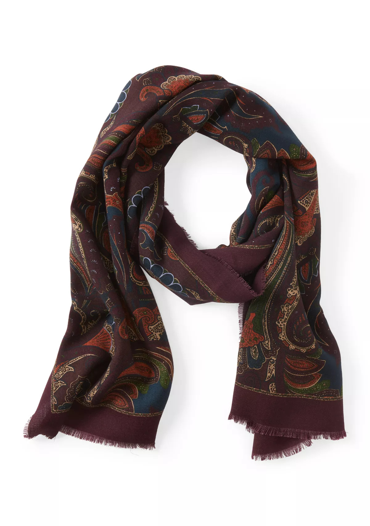 Paisley Oversized Oblong Scarf | Belk