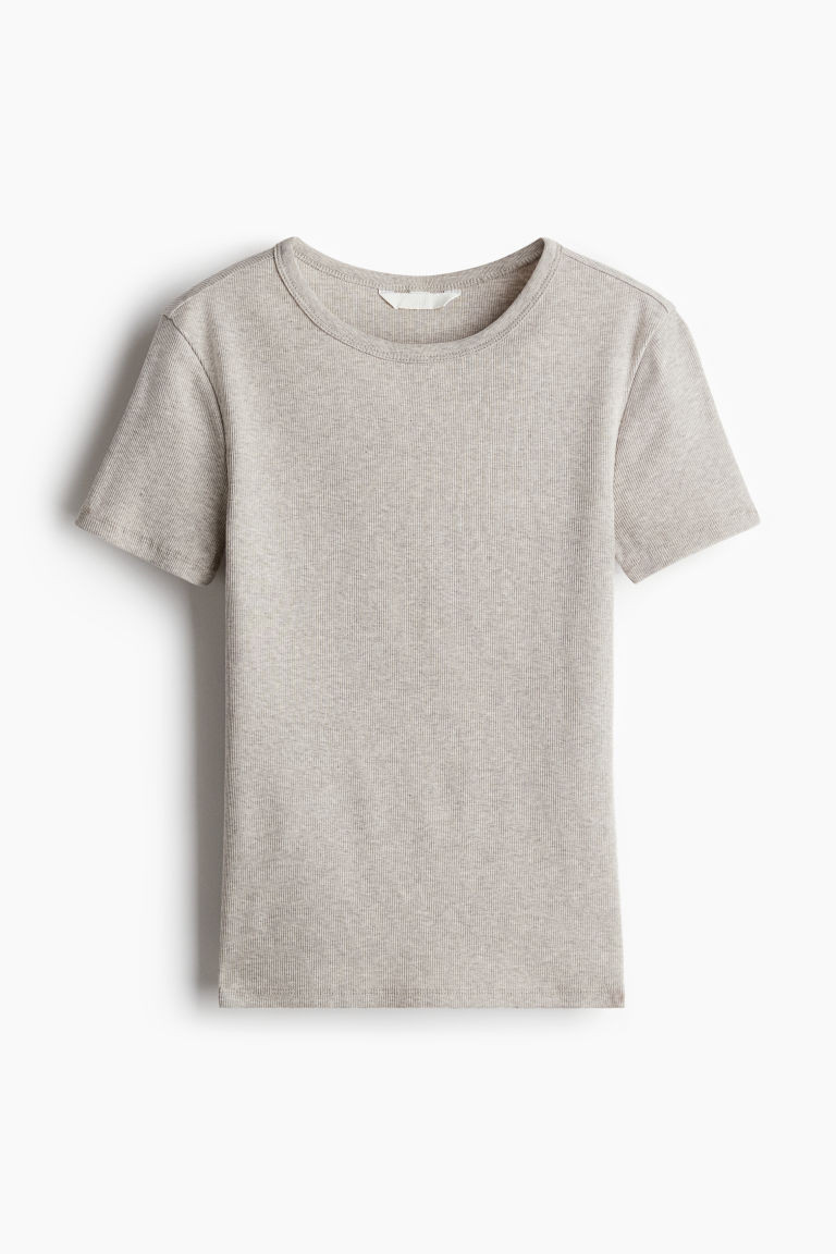 Ribbed T-Shirt | H&M (US + CA)