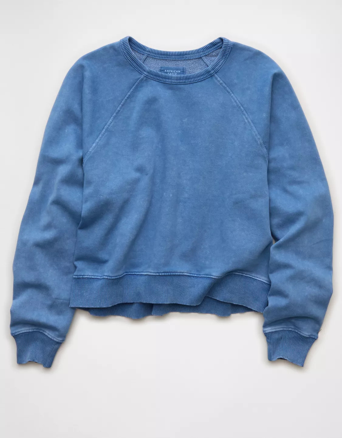 AE Cropped Raglan Sweatshirt | American Eagle Outfitters (US & CA)
