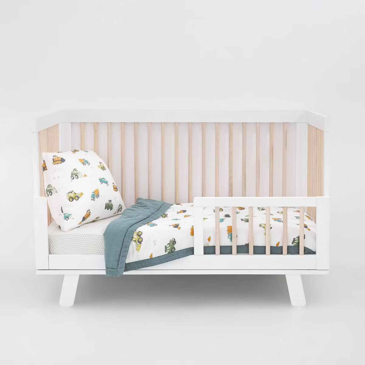 Little Unicorn Muslin Toddler Bedding Set - Dino Names | Target