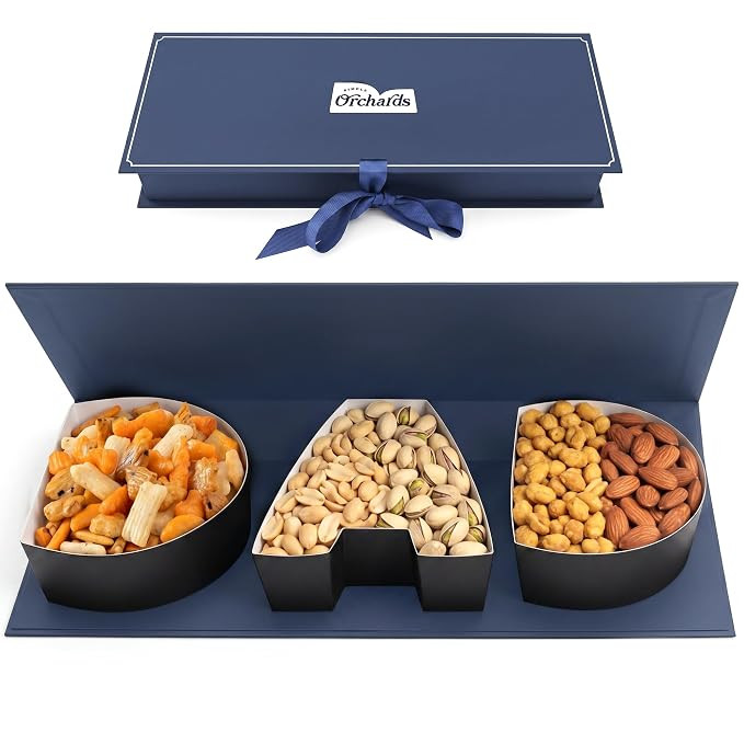 Fathers Day Premium Mixed Nuts Gift Box - Ultimate Father's Day Food Gift Basket | Assorted Nuts ... | Amazon (US)