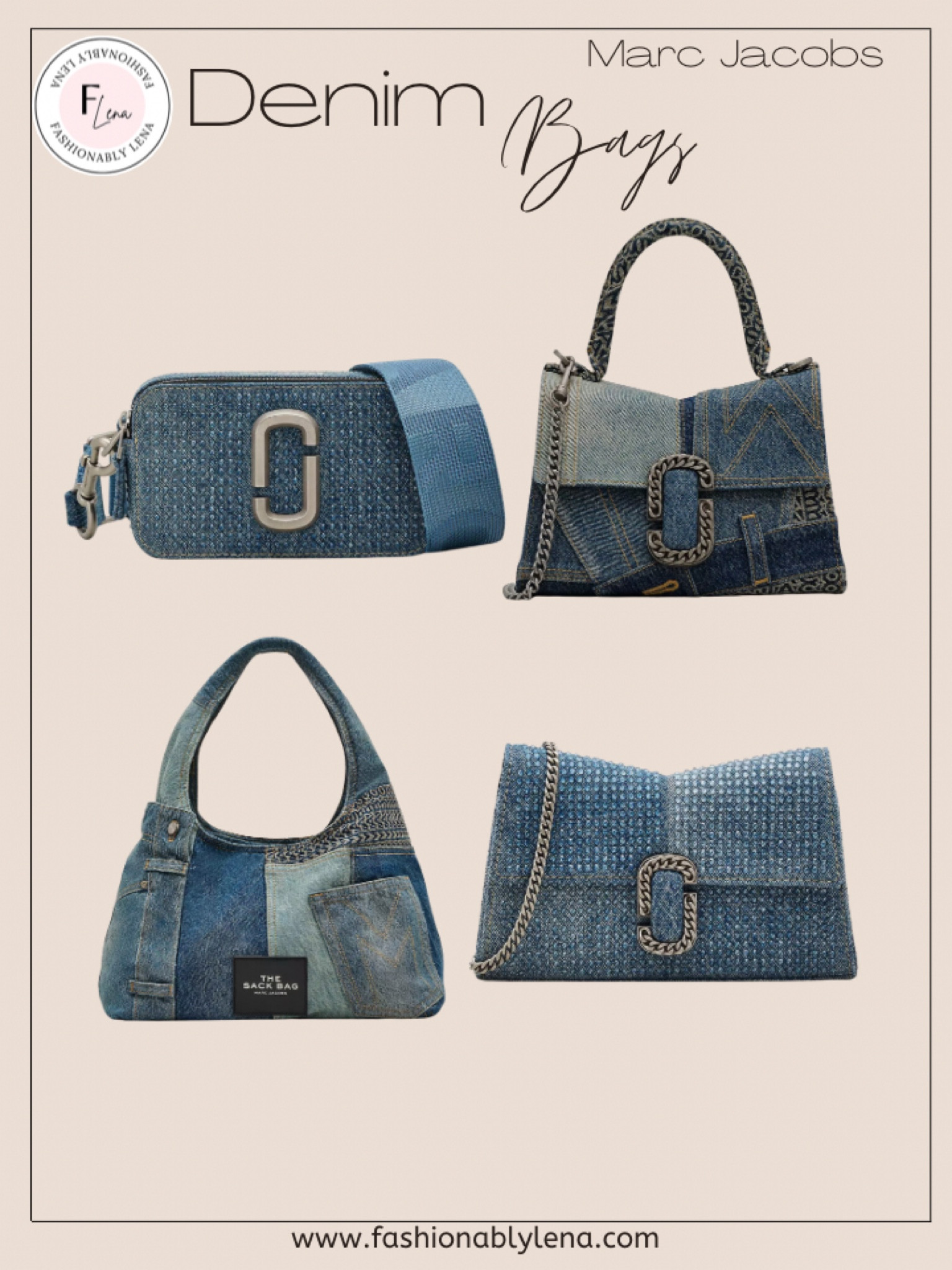 Denim bag, Jean bag, trendy bag, spring bag, summer bag, Tory Burch bag, Marc Jacobs tote bag, designer bag


#LTKSeasonal #LTKitbag