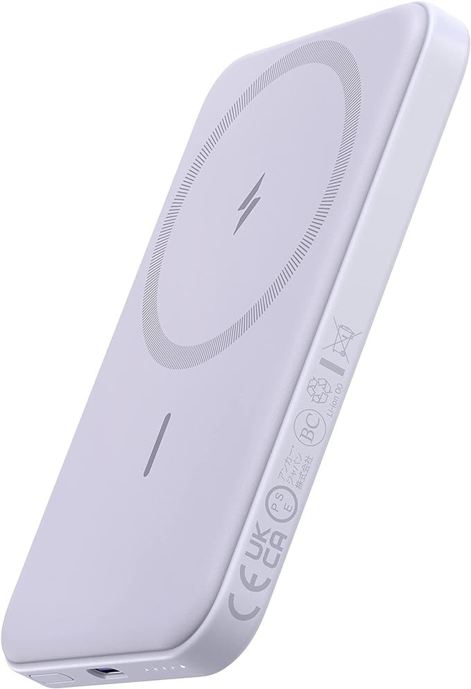 Anker Magnetic Portable Charger, 5,000mAh Wireless Portable Charger with USB-C Cable, Battery Pac... | Amazon (US)