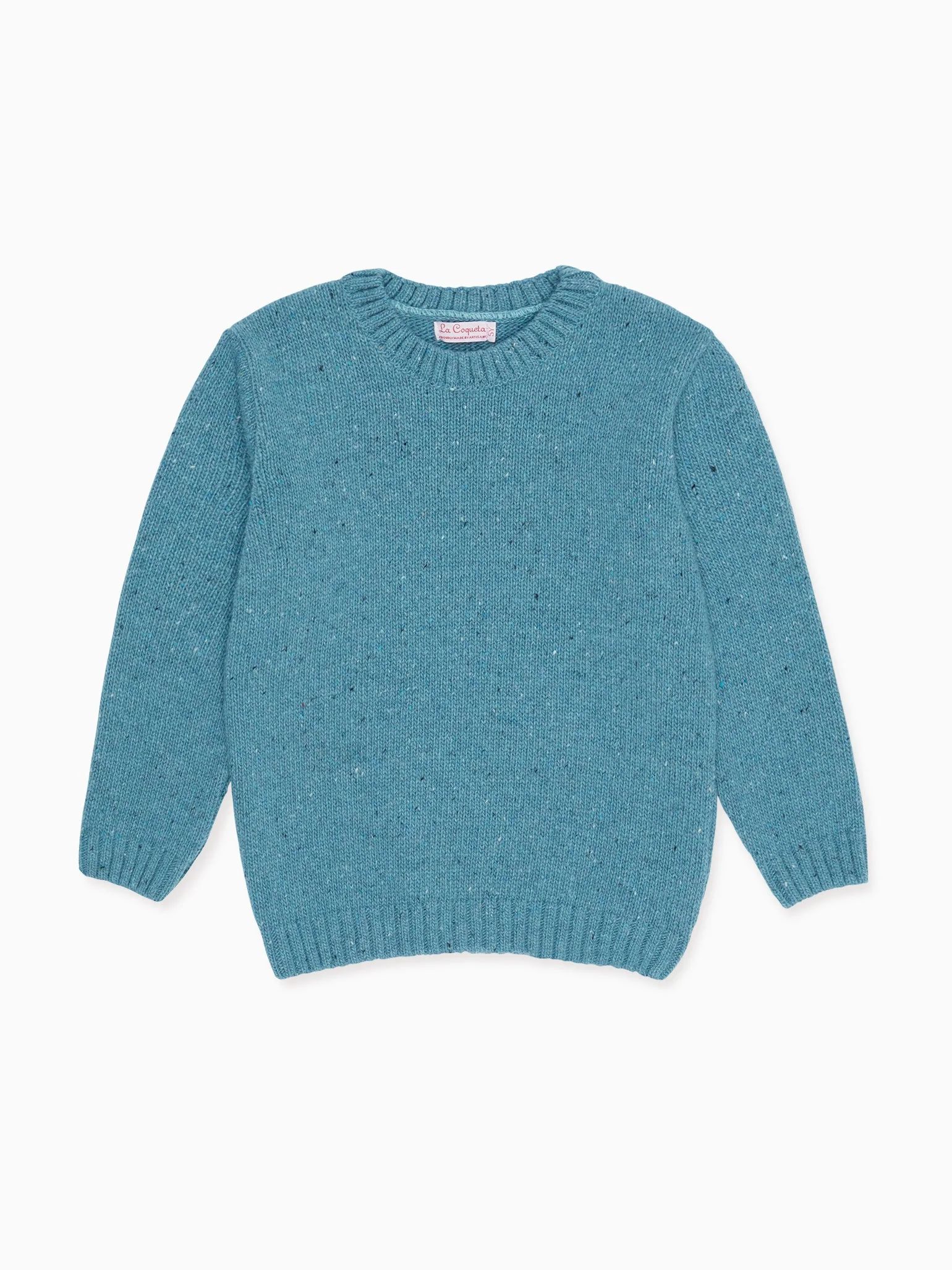 Blue Bromo Merino Boy Sweater | La Coqueta (US)