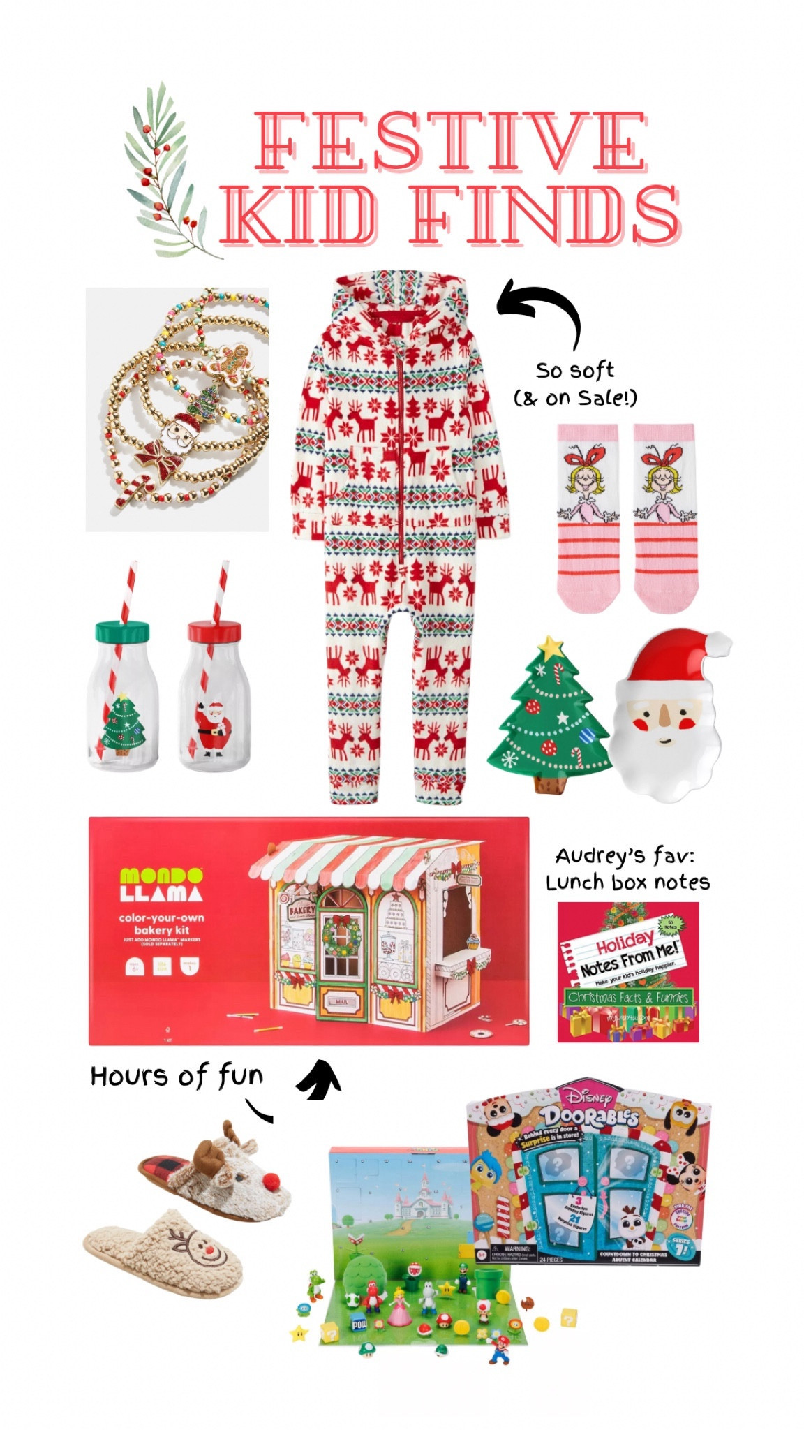 My kids LOVE these cozy jammies (Zach is a size S (age 5) and Audrey is a M (age 7), have spent hours working on their “bakery” and will be so surprised by their advent calendars. Happy shopping! 🎄🎁

#LTKCyberWeek #LTKHoliday