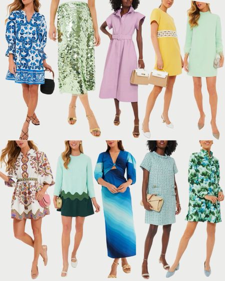 Spring dresses and work dress options. Love these colorful outfit ideas all at attainable price points. 

#LTKworkwear #LTKparties #LTKSeasonal