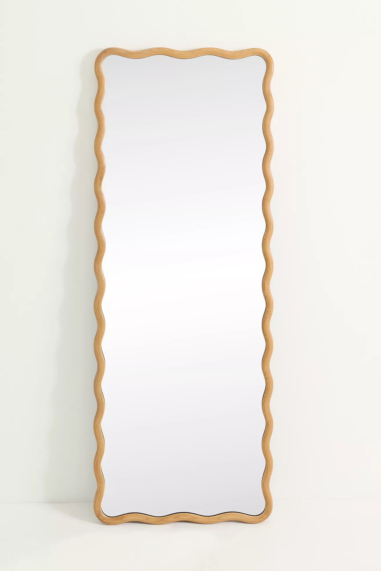 Coquille Scalloped Floor Mirror | Anthropologie (US)