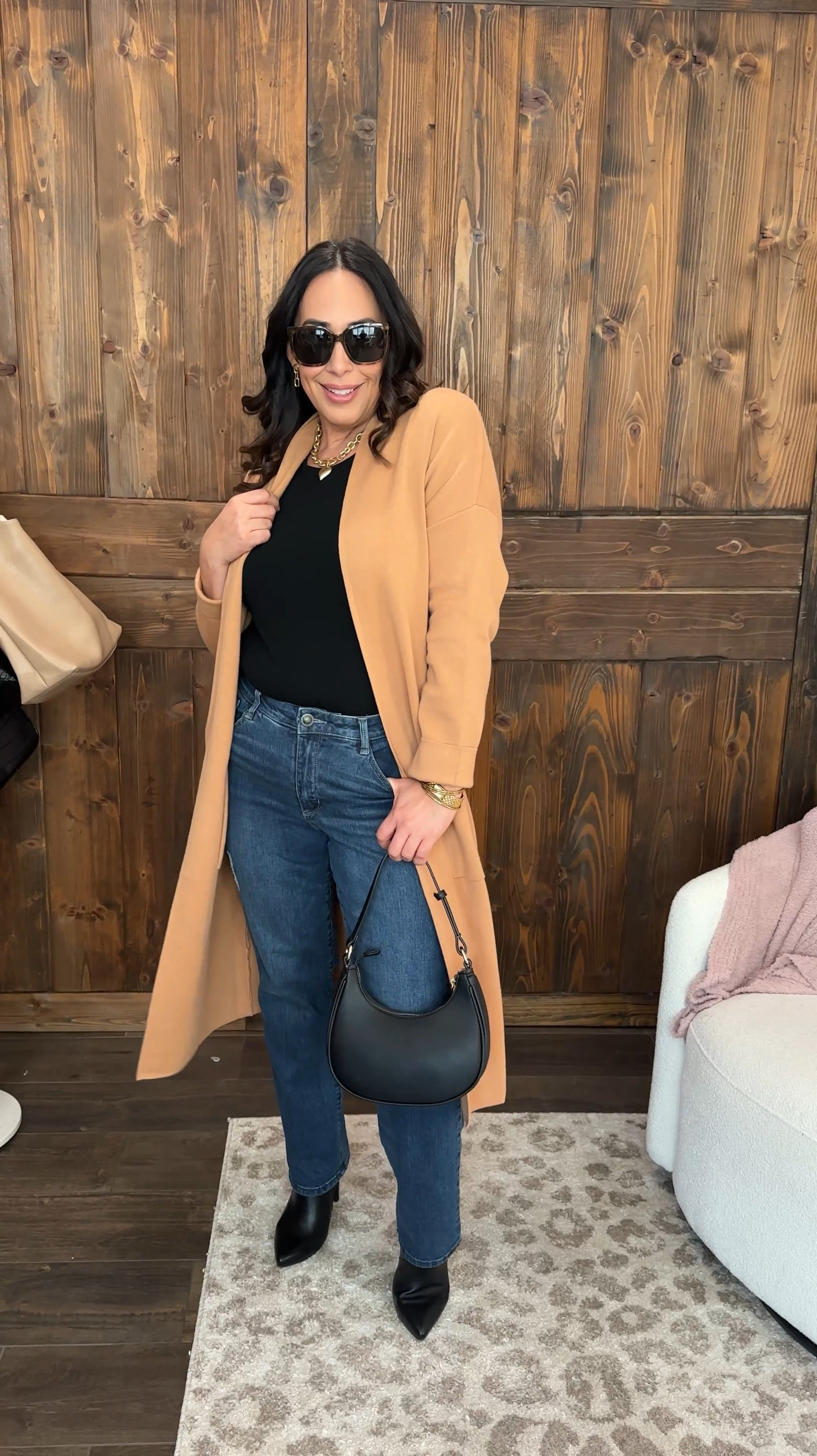 It’s perfect because you can dress it up or down AND it’s comfortable. You feel like you are wearing a blanket, but you look like you have your life together!
Save this for easy, comfy outfit inspo and follow me for more simple outfits

I’m a size 14 and wearing an large in this coatigan, a size 12 in these jeans, and an XXL in this bodysuit.

#LTKShoeCrush #LTKSeasonal #LTKStyleTip