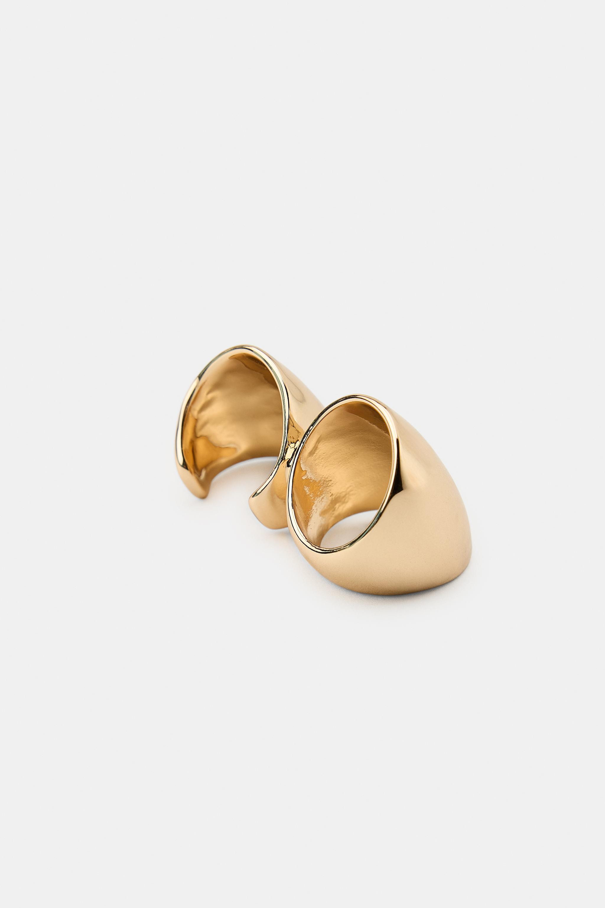 DOUBLE METAL RING | Zara US