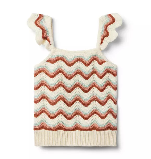 Striped Crochet Top | Janie and Jack