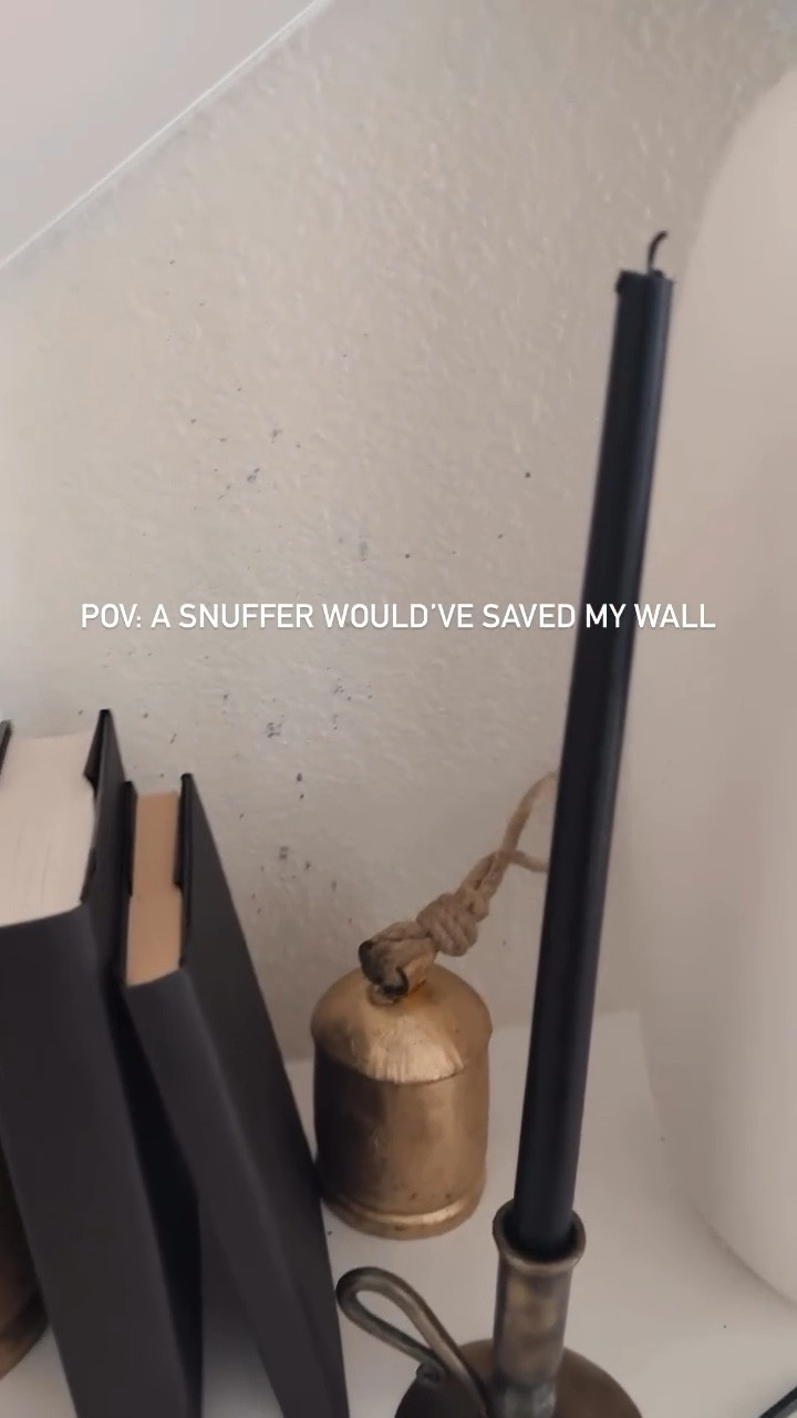 POV: blowing out candles is canceled 😌🕯️
Snuffer linked on my Amazon storefront — trust me, your walls will thank you.
#amazonhome #viralhomefinds #candles #holidaydecor #homeownership