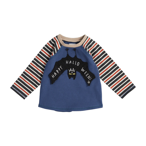 Bat and Skeleton Halloween Tee | Mud Pie