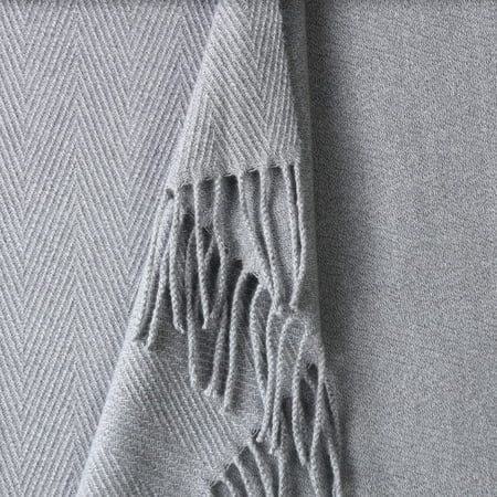 ZonLi Gray Throw Blanket Lightweight Summer Throw Blanket Soft Herringbone Throw Blankets for Couch  | Walmart (US)