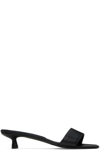 Black Atrium Mules | SSENSE