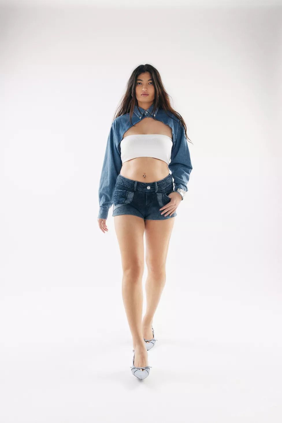 Nice Knits By Knorts UO Exclusive Ombre Micro Short | Urban Outfitters (US and RoW)