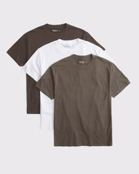 3-Pack Relaxed Essential Tees | Abercrombie & Fitch (US)