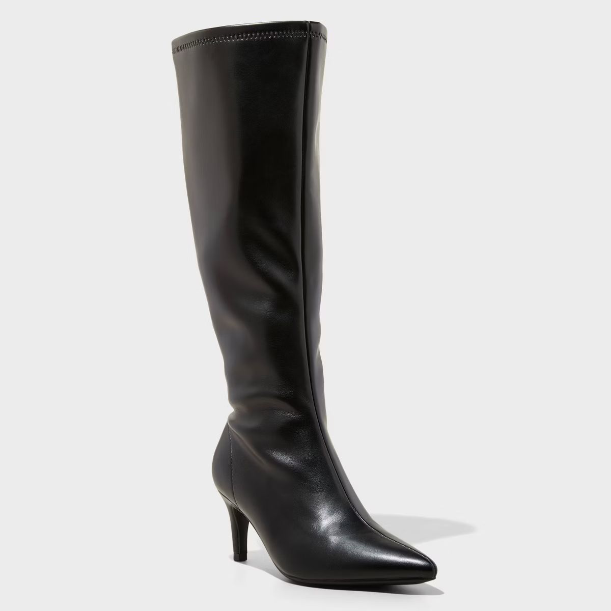 Women's Nelly Stiletto Mid Heel Tall Boots with Memory Foam Insole - A New Day™ | Target