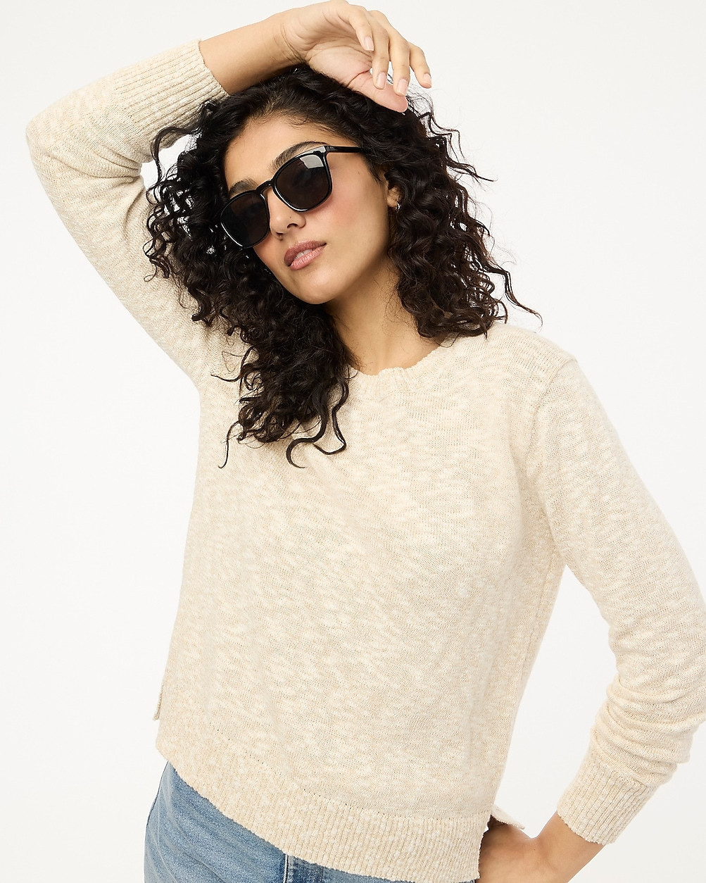 Crewneck beach sweater | J.Crew Factory