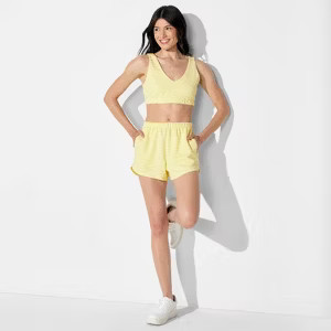 Women's Mid-Rise French Terry Pull-On Shorts - Wild Fable™ | Target