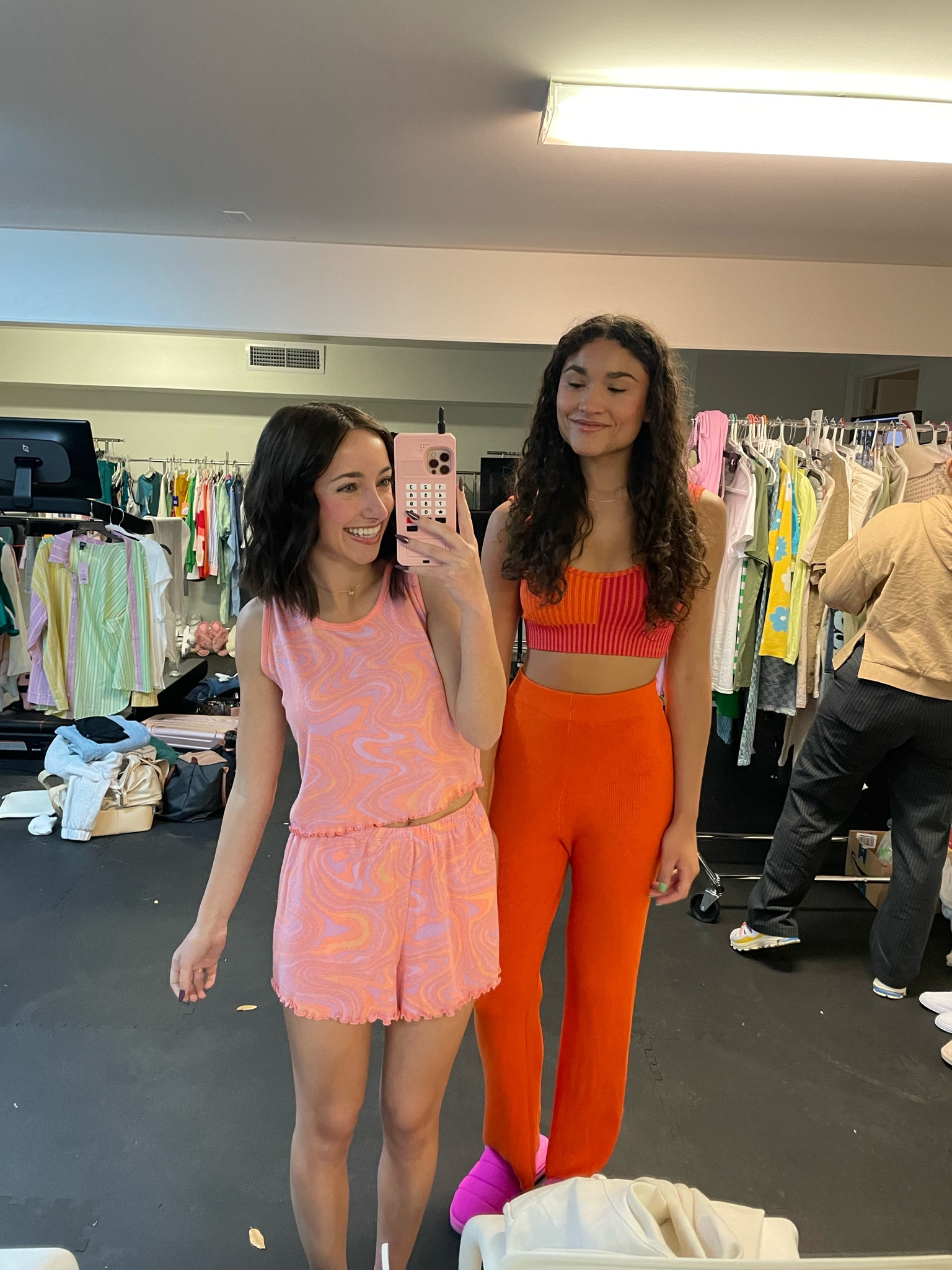 Cute lounge outfits on set! 

#LTKfit #LTKworkwear #LTKstyletip